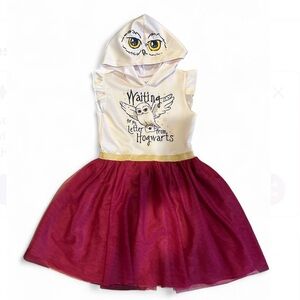 Harry Potter Hedwig Owl little girls mesh tulle dress- Size 10-12